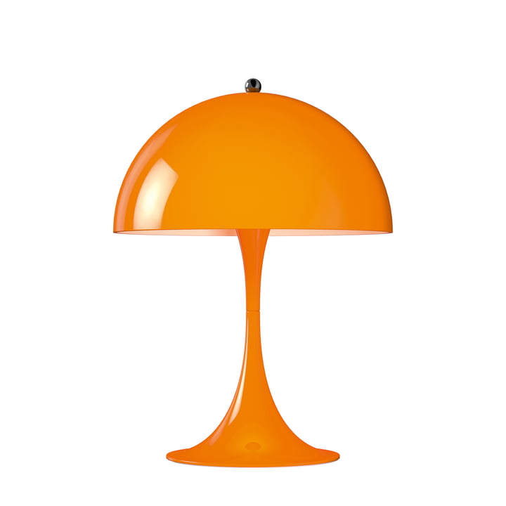 Panthella Mini bordlampe Ø 25 cm af Louis Poulsen i orange