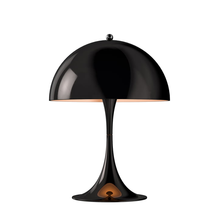 Panthella Mini bordlampe Ø 25 cm af Louis Poulsen i sort