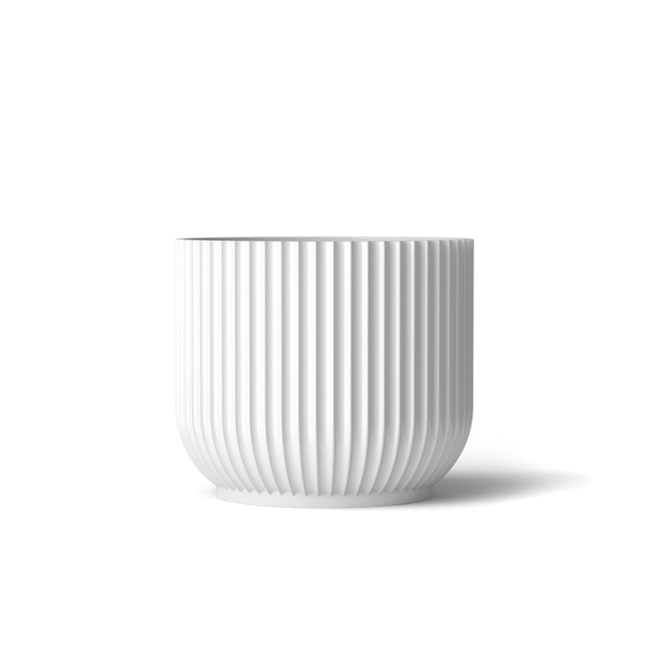 Flowerpot S fra Lyngby Porcelæn i hvid