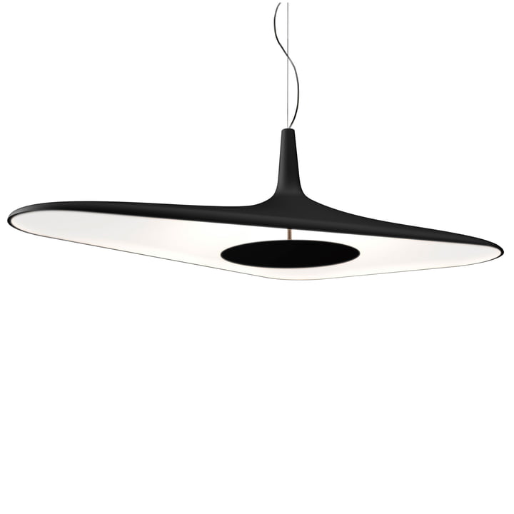 Soleil Noir pendel fra Luceplan i sort / hvid