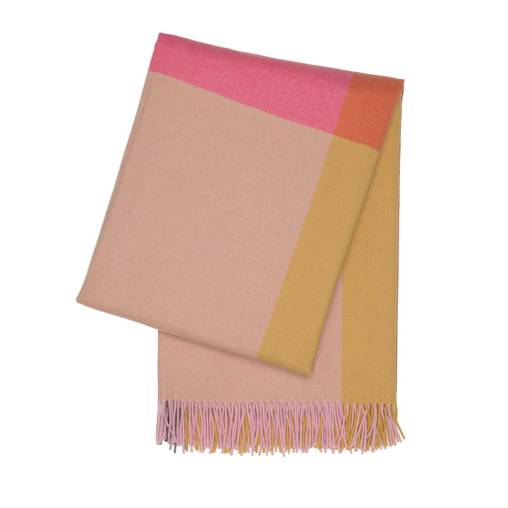 Colour Block tæppe fra Vitra i lyserød og beige