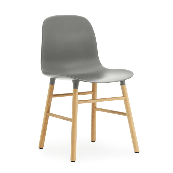 Form Chair von Normann Copenhagen in Grau und Eiche