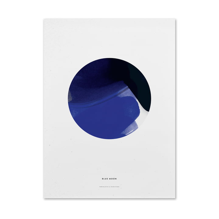 Blue Moon plakat fra Paper Collective