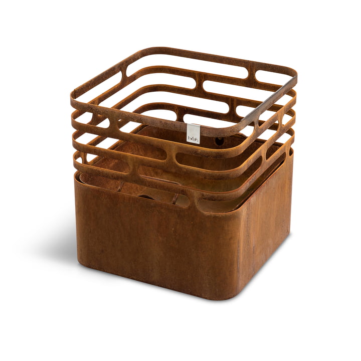 Höfats - Cube brandkurv, rust look