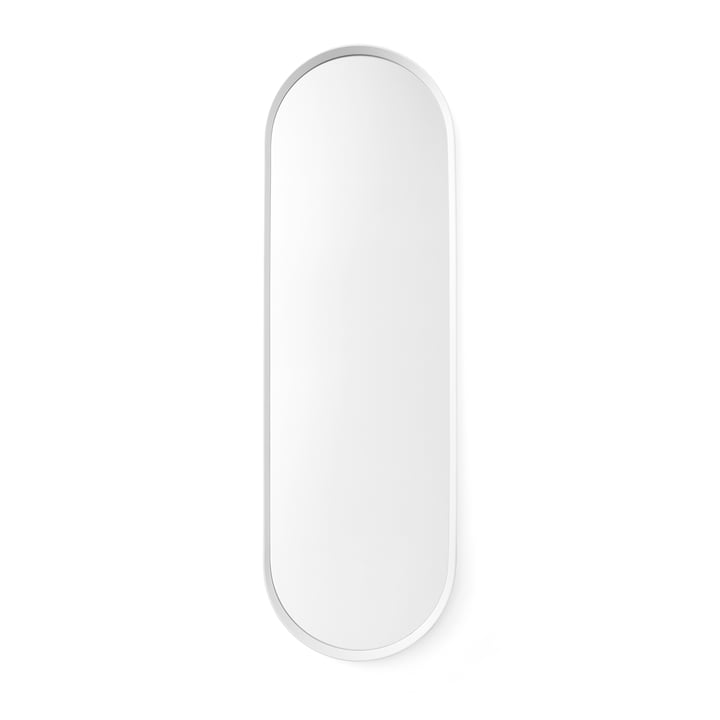 Norm Oval vægspejl fra Audo i hvid