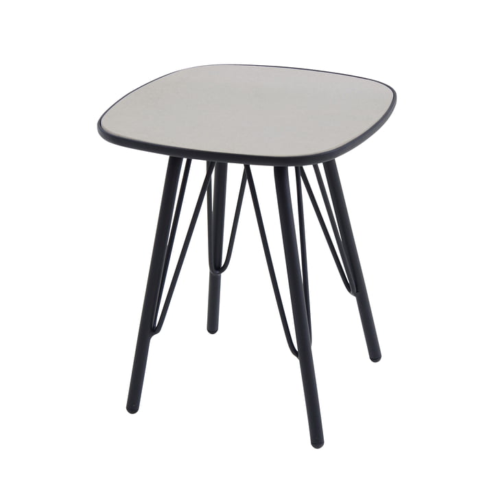 Lyze bord på 40 x 40 cm fra Emu i sort