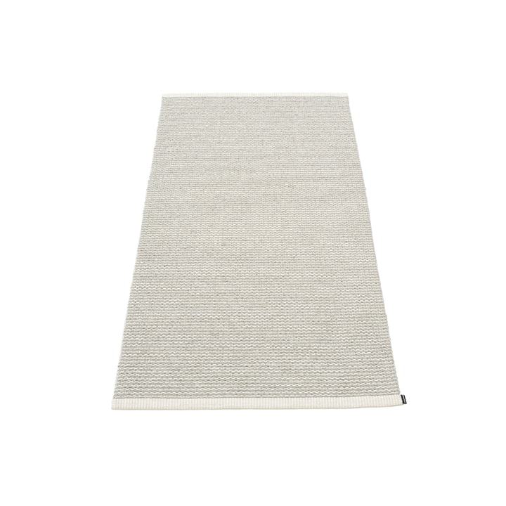 Mono tæppe, 60 x 150 cm af Pappelina i fossil grå / varm grå