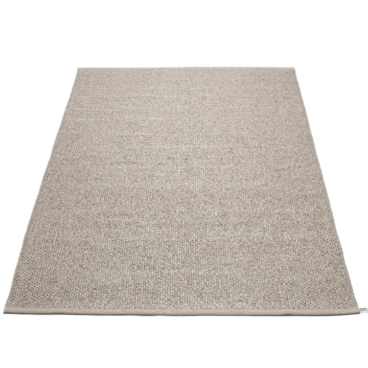 Pappelina – Svea tæppe, 180 x 260 cm, Mud Metallic/Mud