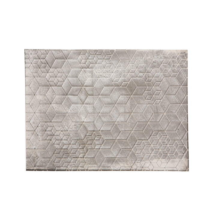 Mika Barr – Tin dækkeserviet, 50 x 40 cm, grå