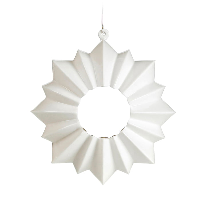 Stella fyrfadsstage Ø 13,5 cm hængende af Kähler Design i hvid