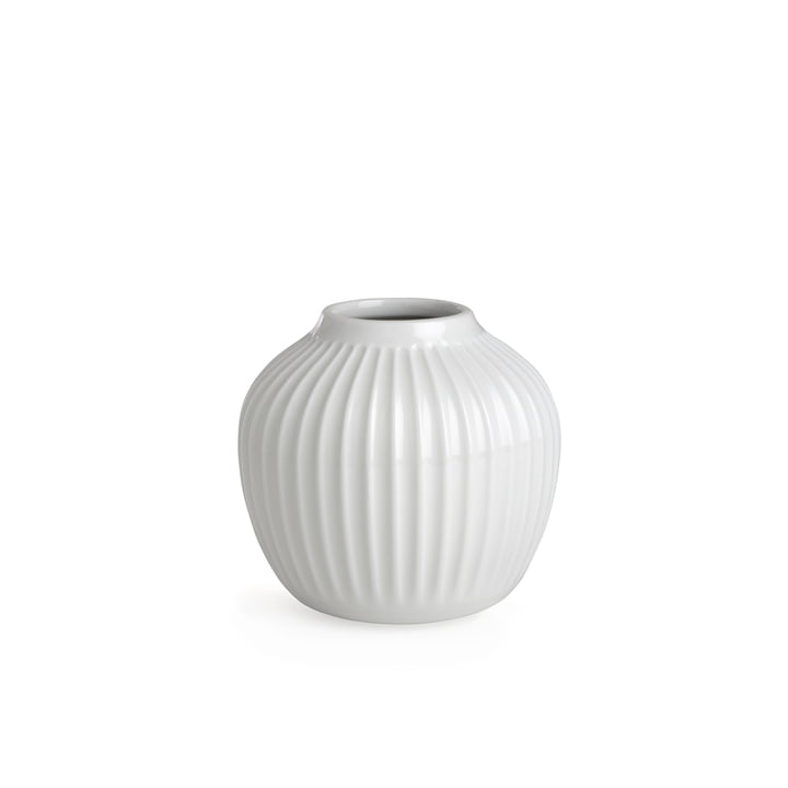 Hammershøi Vase H 12,5 cm fra Kähler Design i hvid