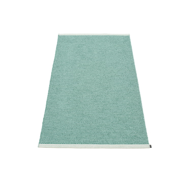Mono tæppe 60 x 150 cm af Pappelina i jade / bleg turkis