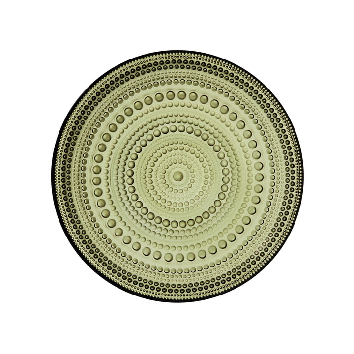 Kastehelmi tallerken Ø 17 cm fra Iittala i mosgrøn