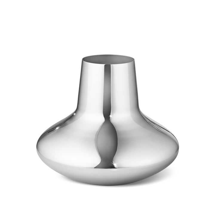 Georg Jensen – Henning Koppel vase, medium, poleret rustfrit stål