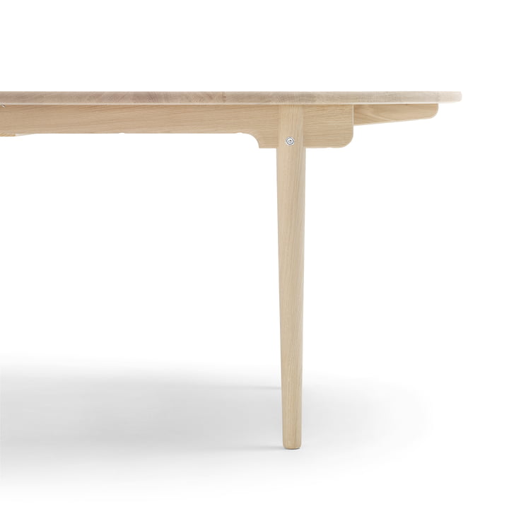 Carl Hansen – CH338 spisebord med udtræk, 200 x 115 cm, ludbehandlet eg