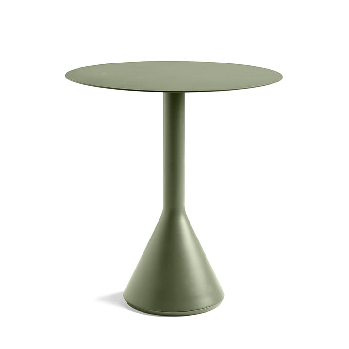 Palissade Cone Bistro bord Ø 70 x H 74 cm fra Hay i olivengrøn