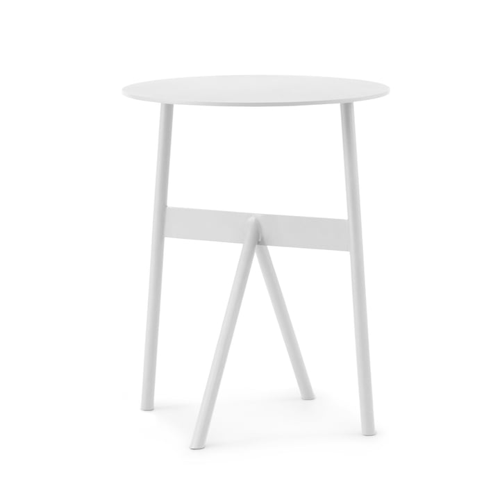 Normann Copenhagen – Stock bord, Ø 37 x H 46 cm, hvid