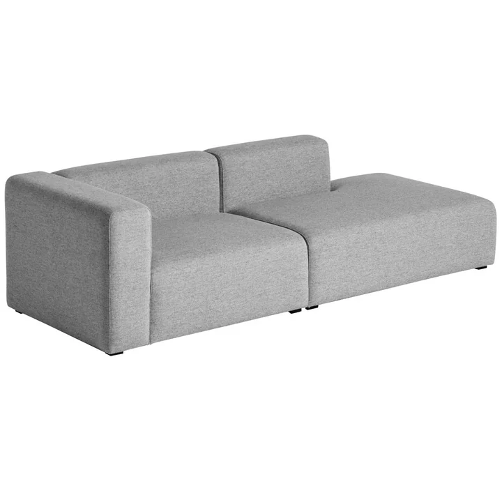 HAY - Mags Sofa 2,5 pers., kombination 2, armlæn venstre / grå (Hallingdal 116)