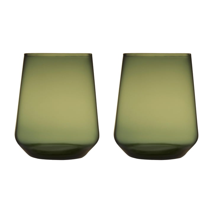 The Iittala - Essence vandglas 35 cl, mosgrøn