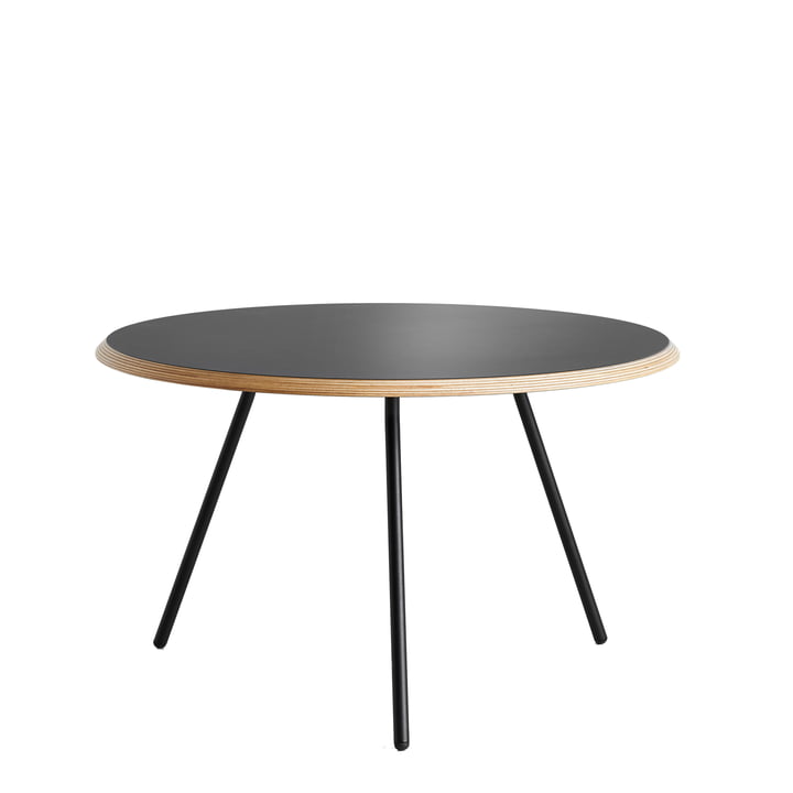 Woud - Soround Sidebord H 39,5 cm / Ø 60 cm, sort laminat (Fenix)