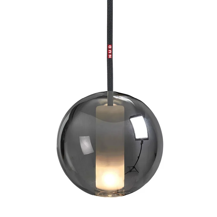 Moon pendel 125 af NUD Collection i space / asfalt (TT-061)