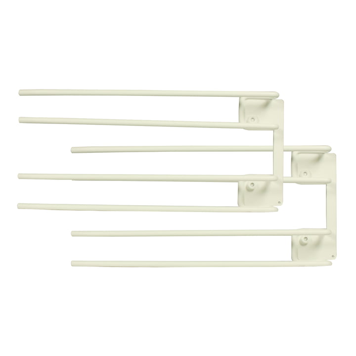 String - Hanger Rack til vinglas, 16 x 30 cm, hvid (sæt med 2)
