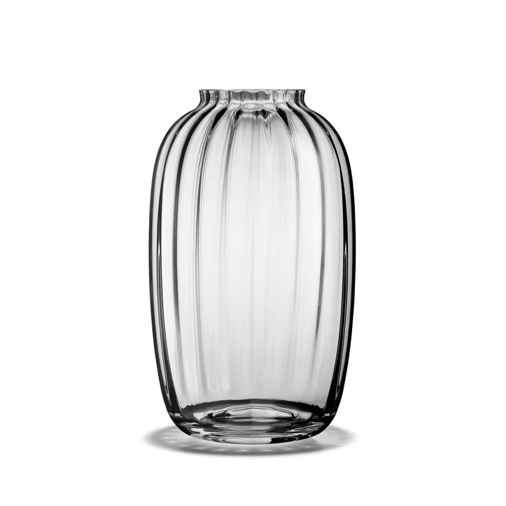 Primula vase H 25,5 cm klar af Holmegaard
