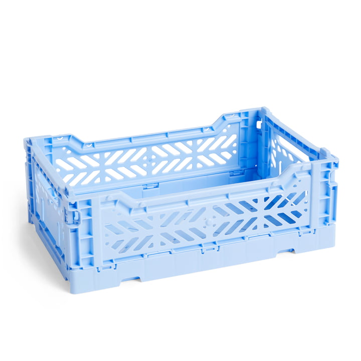 Colour Crate Basket S, 26,5 x 17 cm fra Hay i lyseblå