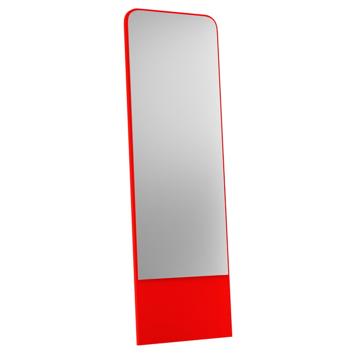 Friedrich spejl fra OUT Objekte unserer Tage - 60 x 185 cm, lys rød