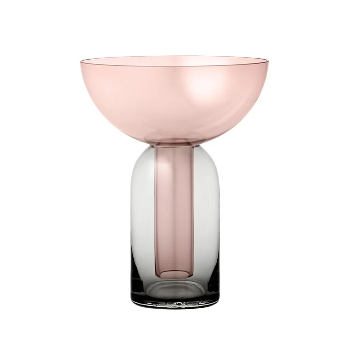 Torus vase, sort / rose fra AYTM
