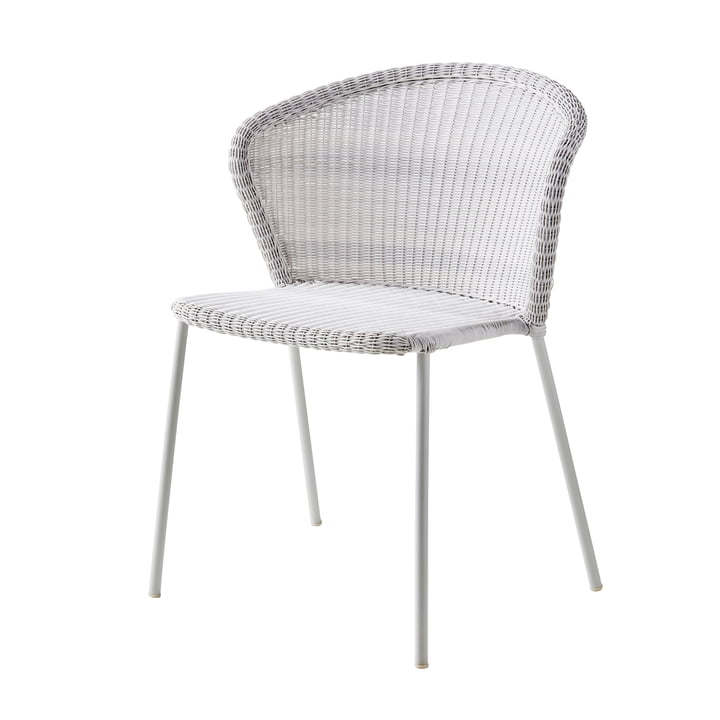 Lean stol (5410) fra Cane-line i hvidgrå
