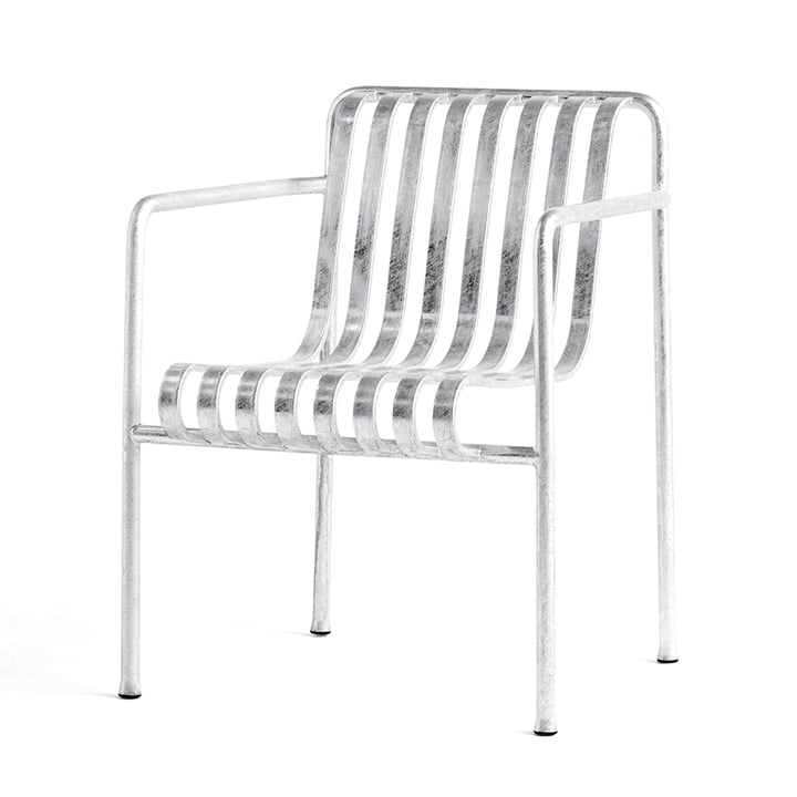 Palissade Dining Armchair fra Hay i hot galvanised