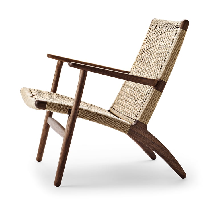 CH25 lænestol af Carl Hansen i valnød olieret / natur