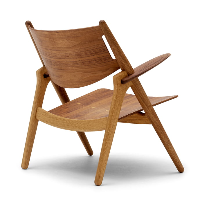 CH28T Lounge Chair af Carl Hansen olieret i egetræ