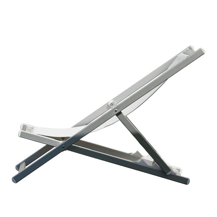 Rimini solstol af Jan Kurtz i aluminium / hvid