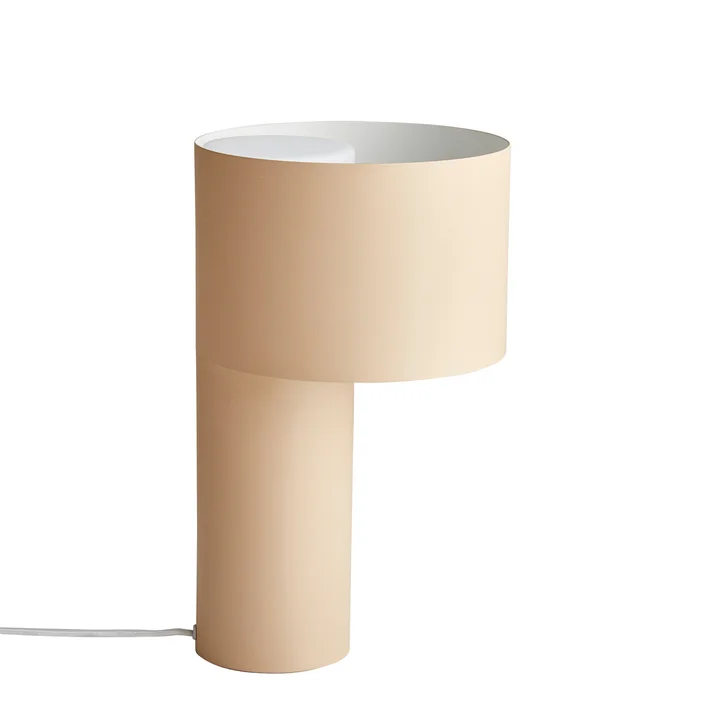Tangent bordlampe fra Woud i ørkensand