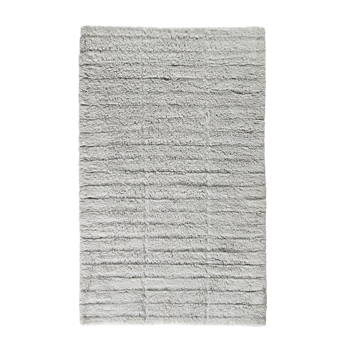 Soft Tiles badeværelsesmåtte, 80 x 50 cm i ren grå fra Zone Denmark