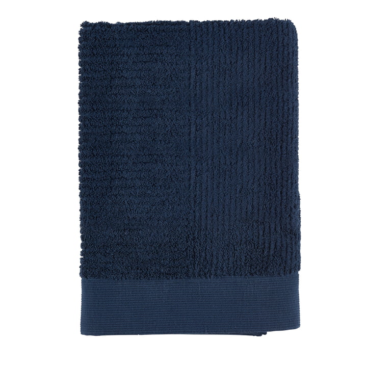 Classic badehåndklæde 70 x 140 cm fra Zone Denmark i mørkeblå