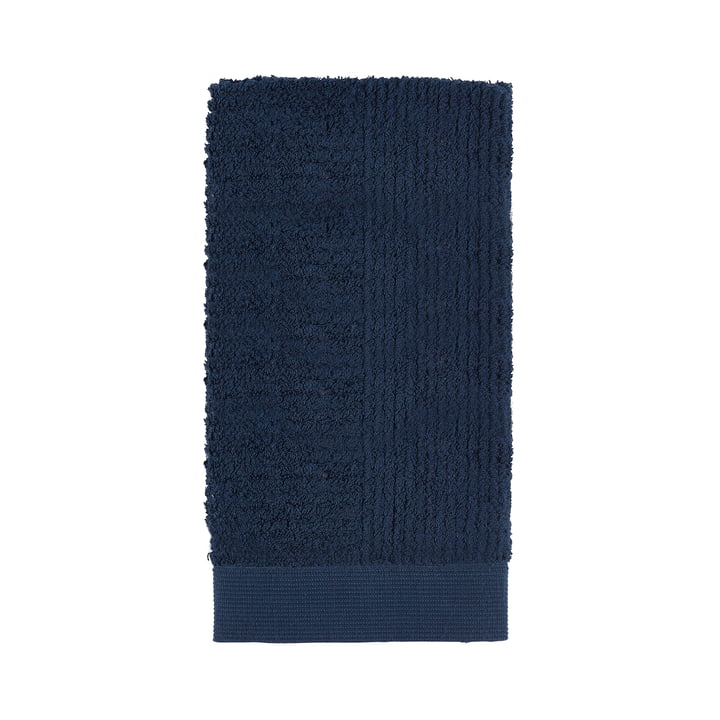 Classic håndklæde, 100 x 50 cm i mørkeblå fra Zone Denmark