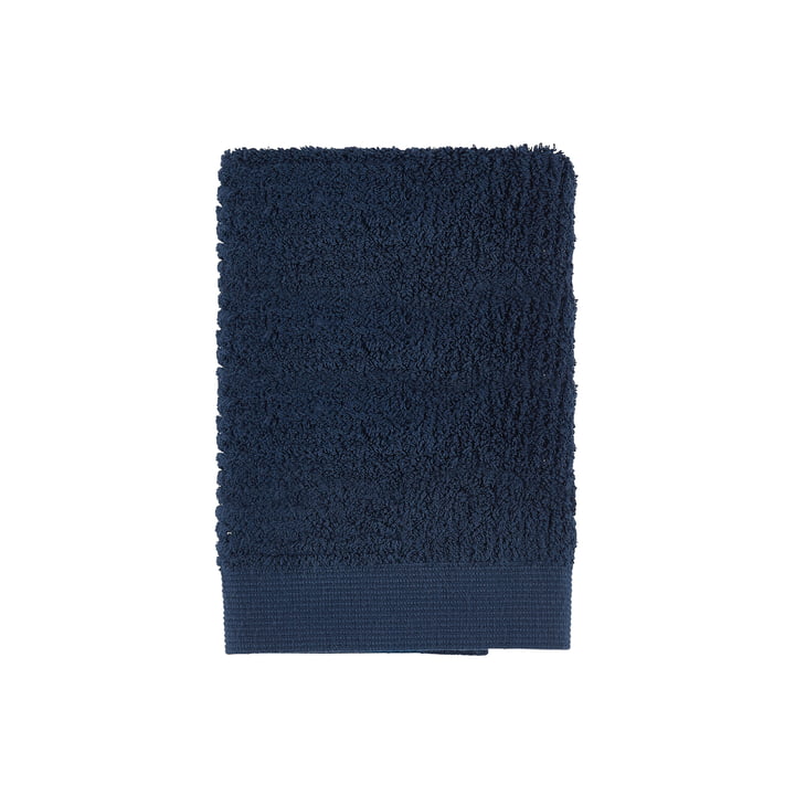 Classic gæstehåndklæde, 50 x 70 cm i mørkeblå fra Zone Denmark