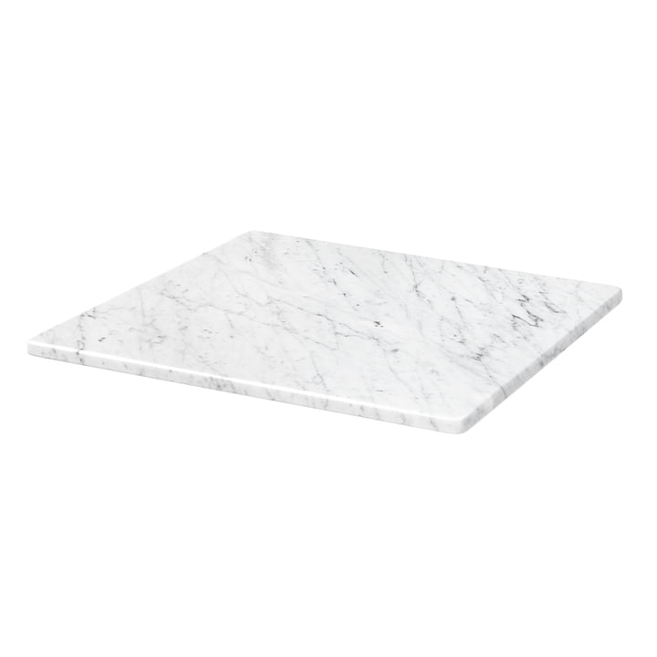 Dækplade til Panton Wire 34,8 x 34,8 cm fra Montana i hvid marmor
