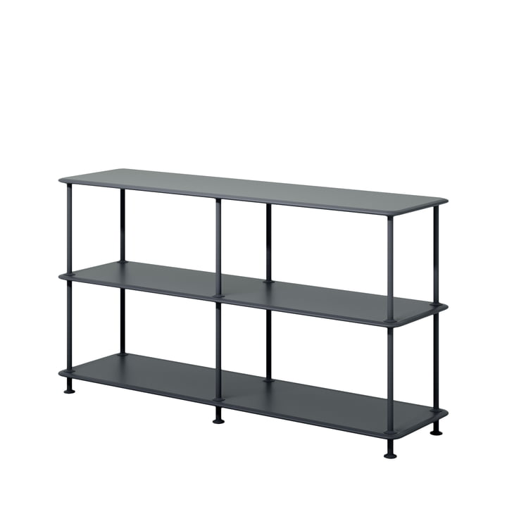 Gratis hyldesystem 75,8 x 138,4 cm fra Montana i sort
