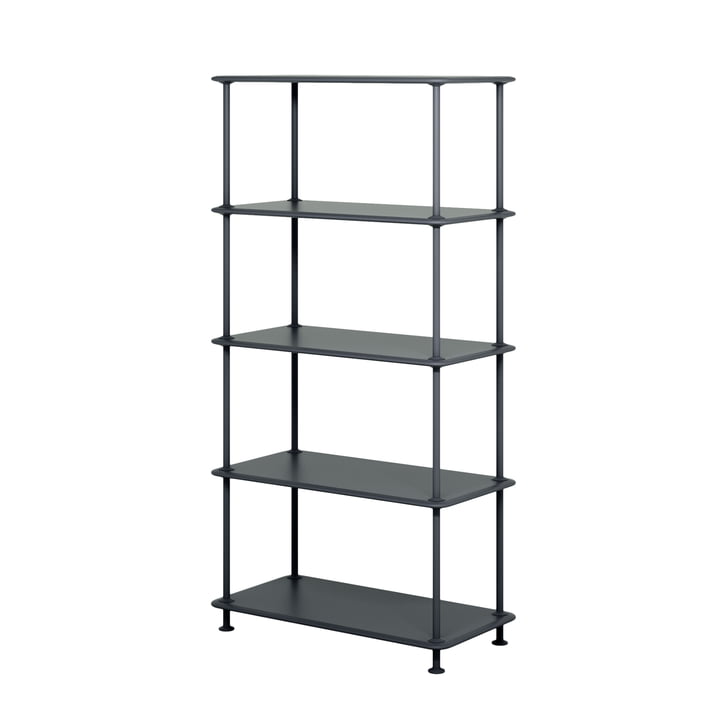 Gratis hyldesystem 144 x 73,4 cm af Montana i sort