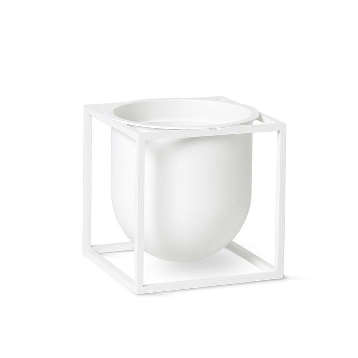 Cube Flowerpot 14 fra Audo i hvid