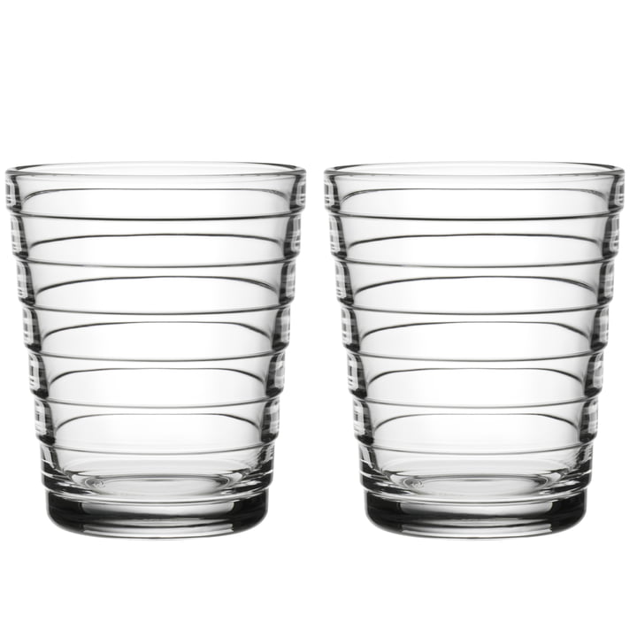 Aino Aalto glas bægerglas 22 cl fra Iittala i klart (sæt med 2)