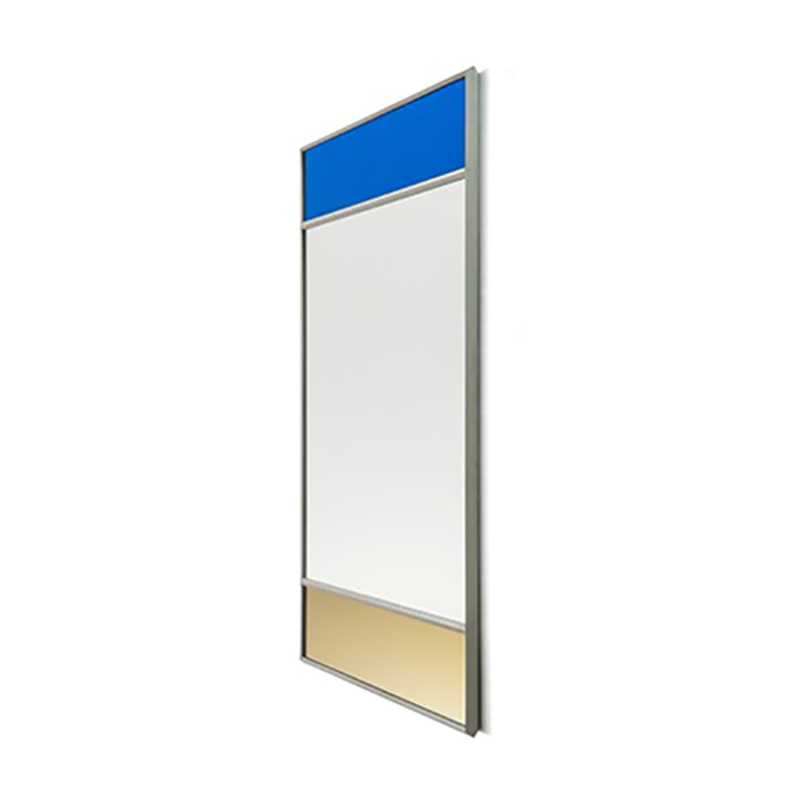 Vitrail vægspejl 50 x 70 cm fra Magis i lysegrå / flerfarvet