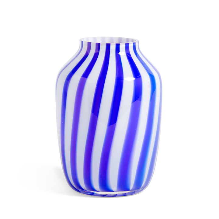 Juice vase Ø 20 x H 28 cm af hø i blå