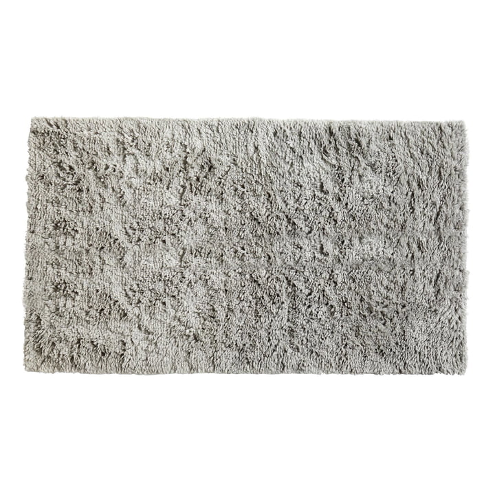 Shaggy tæppe, 200 x 140 cm i varm grå af Hay