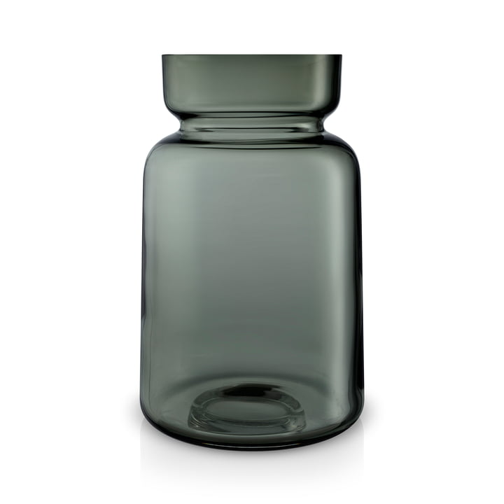 Silhuetglasvase H 22 cm af Eva Solo i røgfri grå