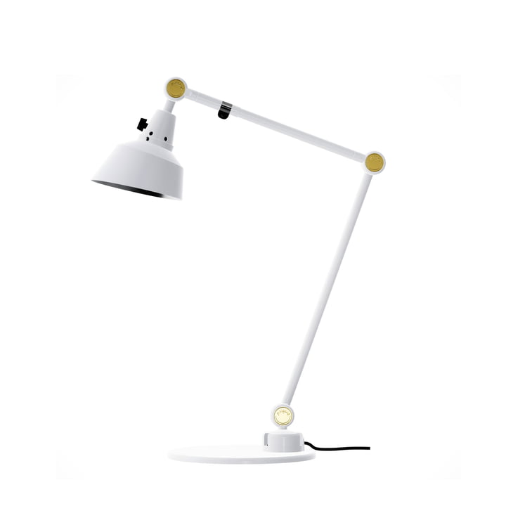Modulær 551 bordlampe fra Midgard 40/30 cm i hvid
